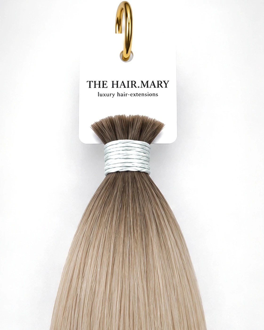 Hair Bulk — Straight, shade Ombre #7.1/12.0 — Label